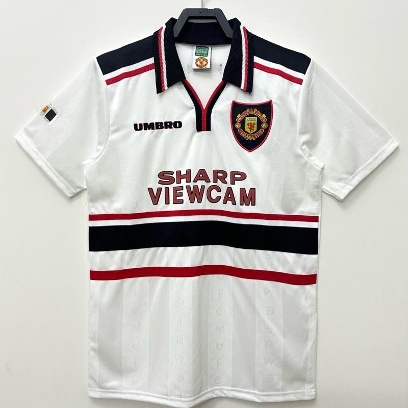 9 Red Devils Retro Football Beckham Away Jersey
