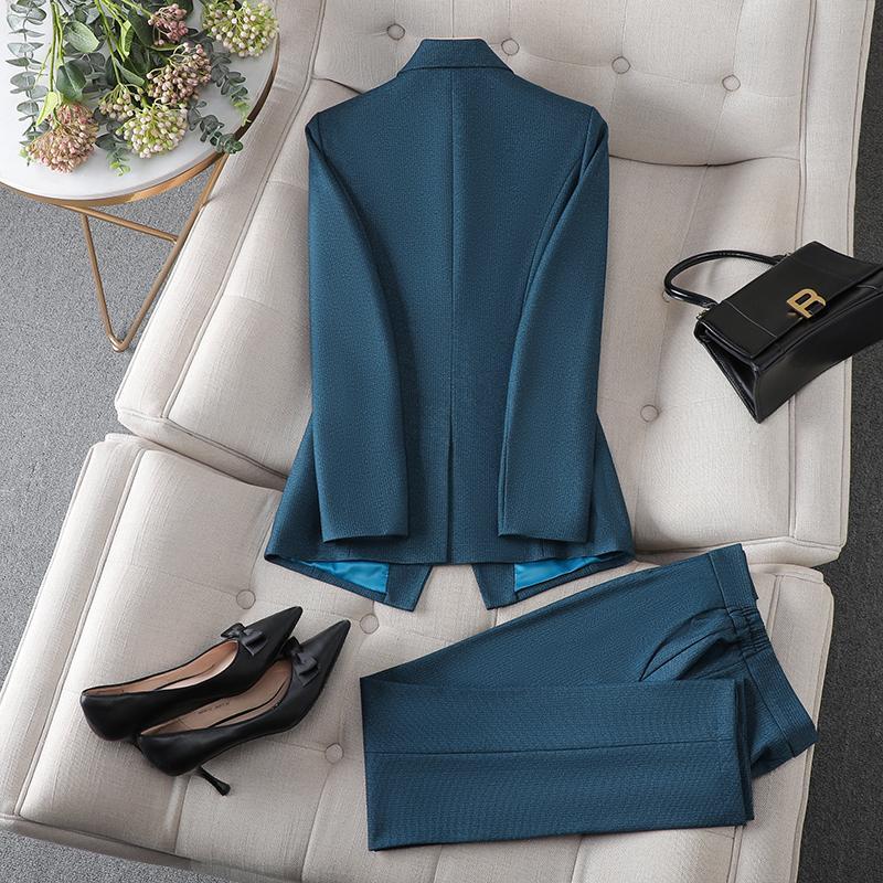 5 color Professional Women's Suit Jacket Set for Autumn