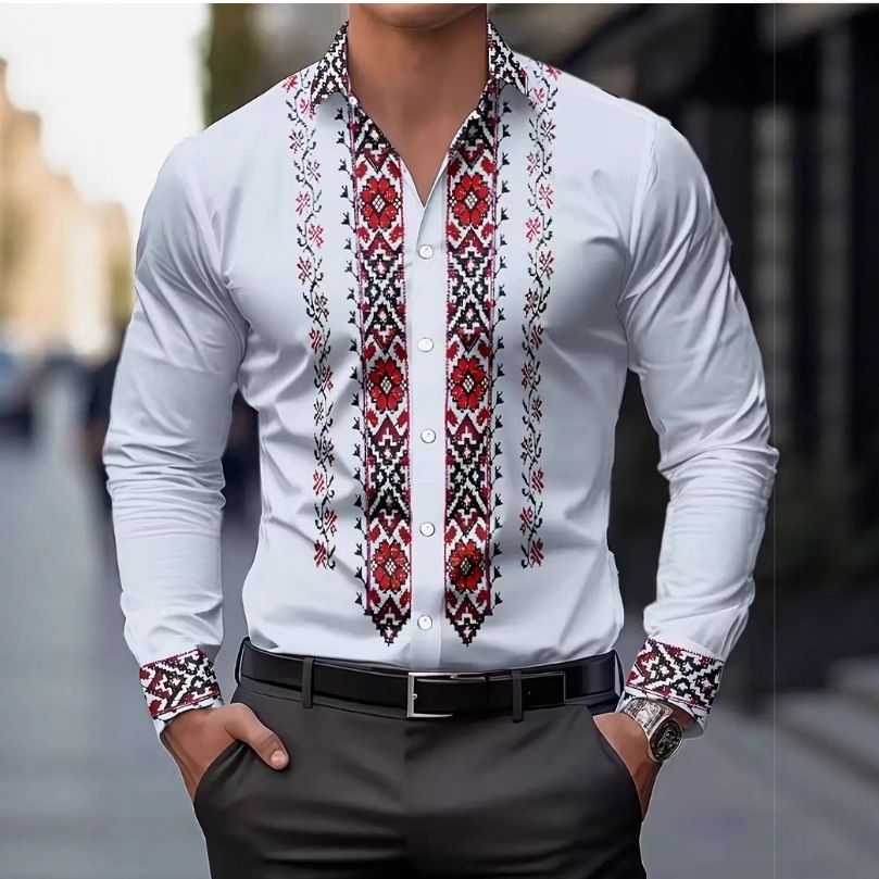 Oujiang Men's Village Shirt New Men's Clothing