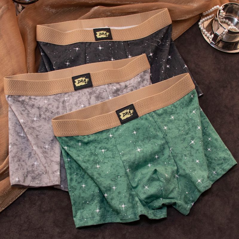 Men 3 pieces smooth breathlen underwear