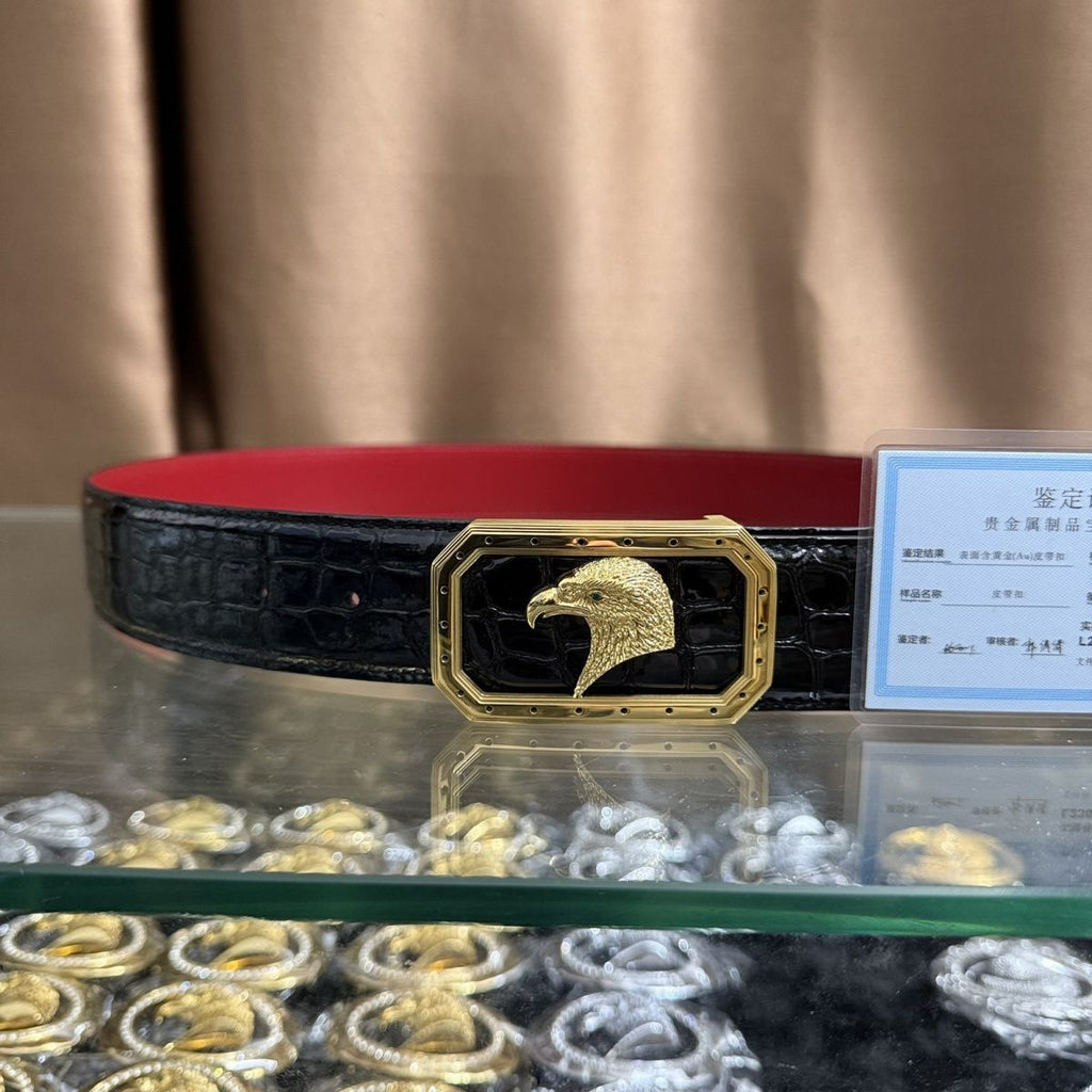 Stephen's New High-End Leather Belt for Men