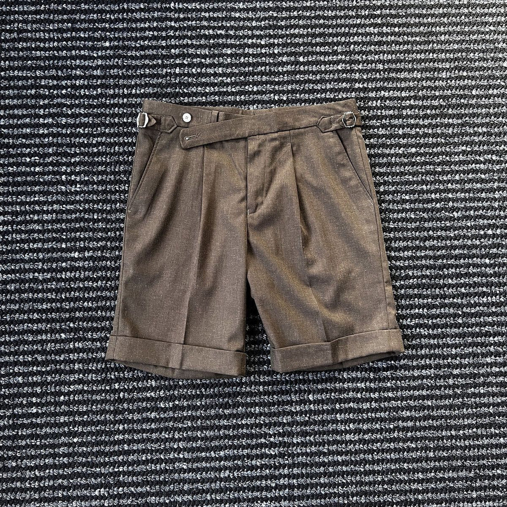 Ride first, Supports getting  Neapolitan Italian Linen Wrinkle-Free Shorts