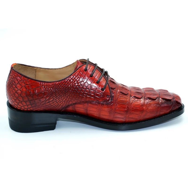 High-end Imported Alligator Leather Handmade Goodyear Welt Business Casual Men's Dress Shoes