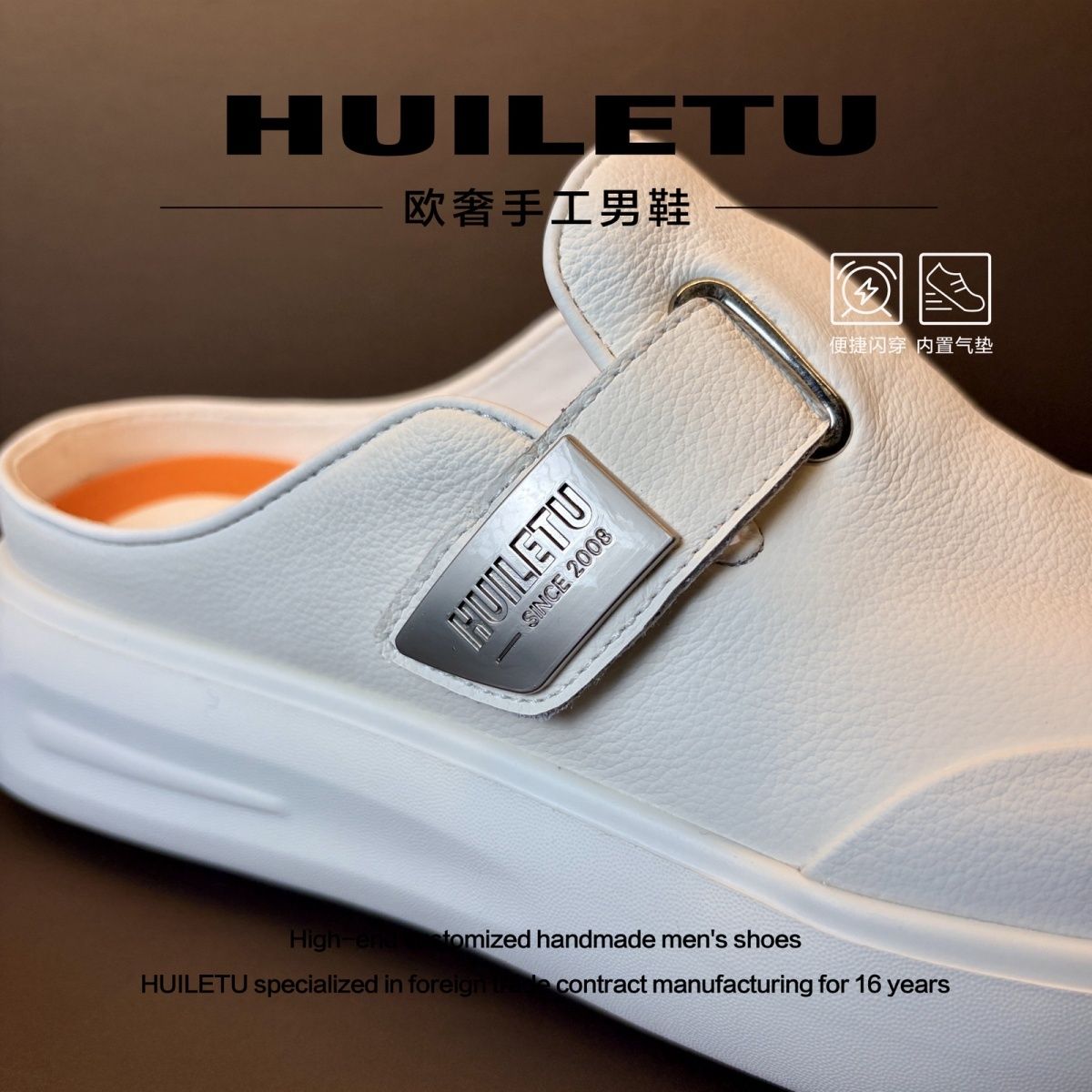 Italian Luxury: Summer Genuine Leather Platform Shoes
