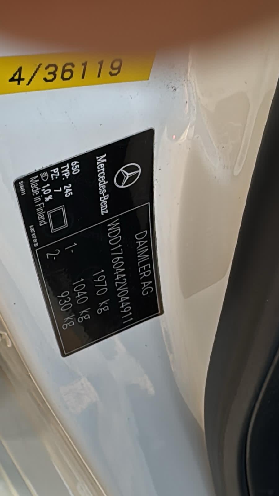 Mercedes Benz A250  2015 AMG