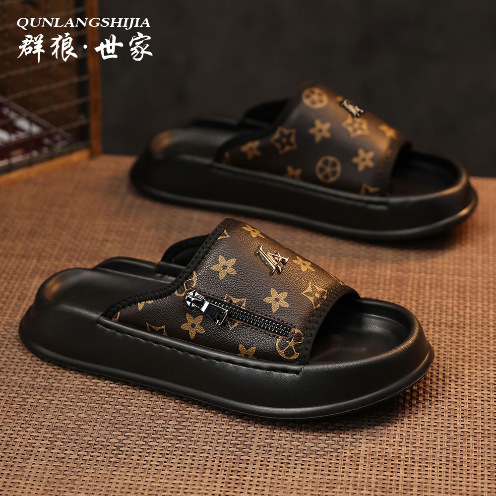 Thick-soled height-increasing casual sandals