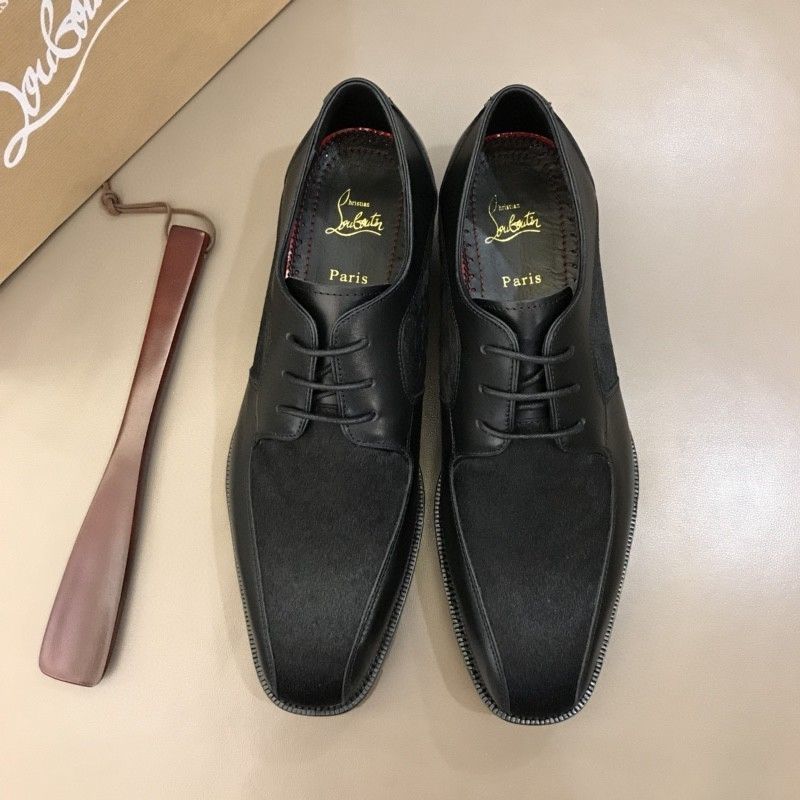 Men's three-piece leather shoes, business formal style