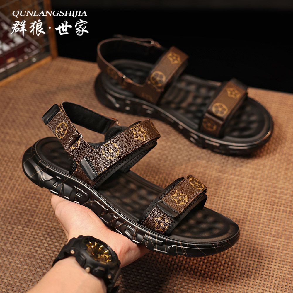 Thick-soled height-increasing casual sandals