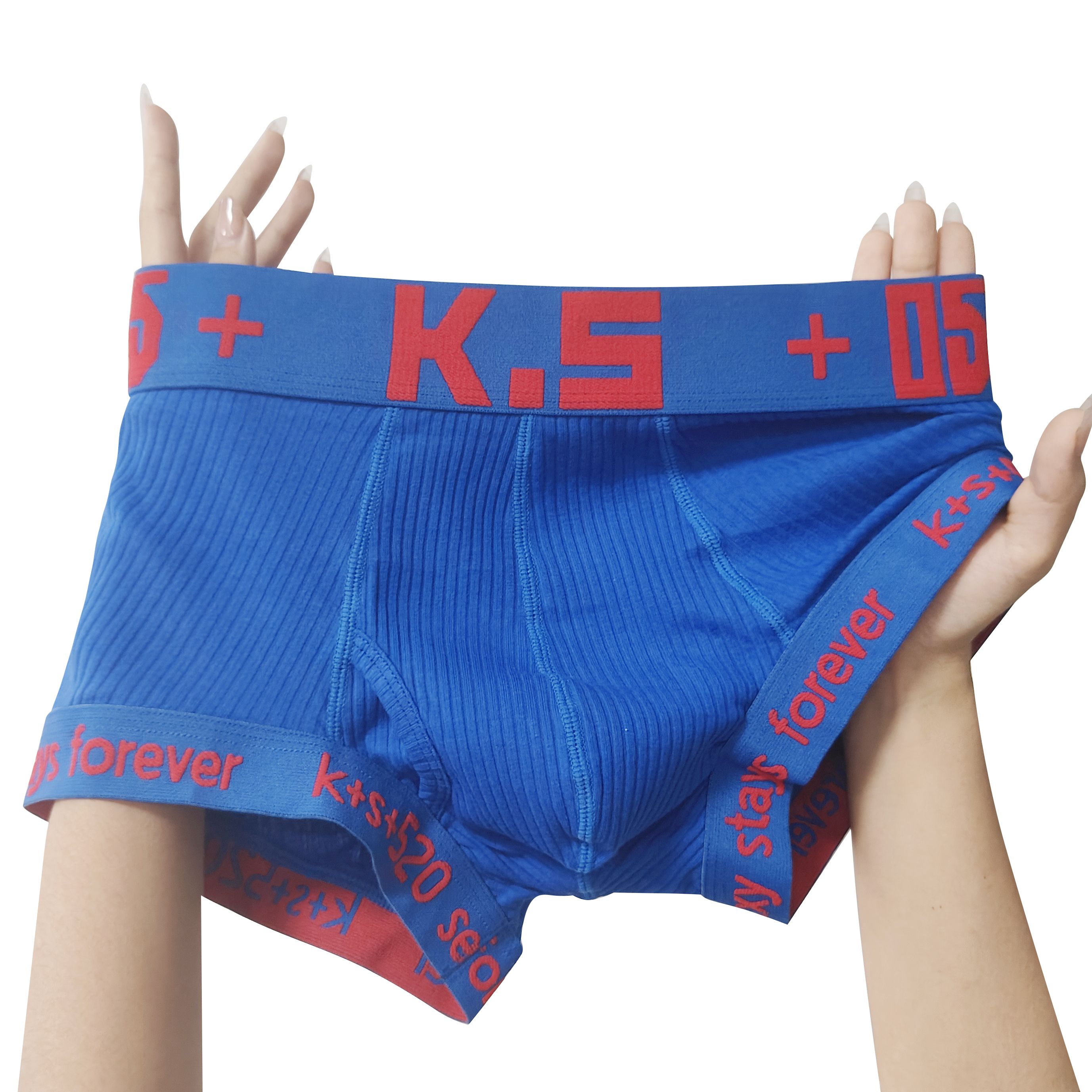 [1905 people have saved this] Men's Cotton Boxer Briefs, Extra Long, Suitable for Running and Sports